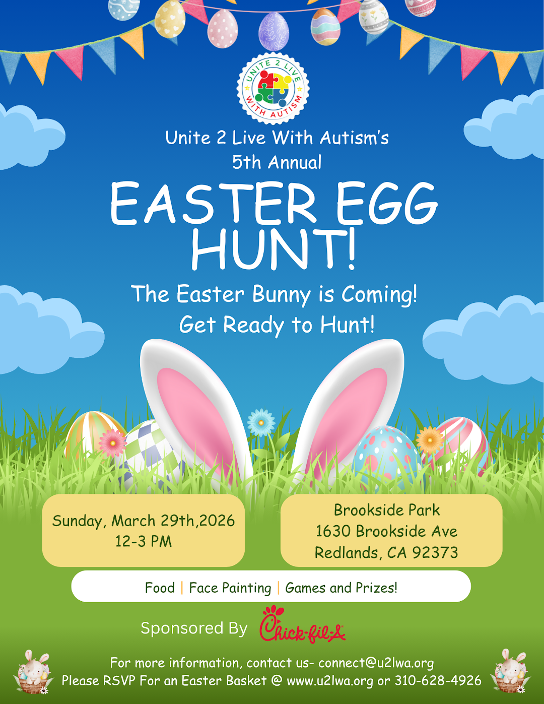 RSVP For The 2026 U2LWA  Easter Egg Hunt