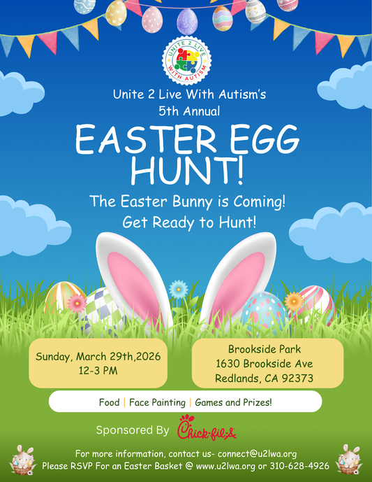 RSVP For The 2026 U2LWA  Easter Egg Hunt